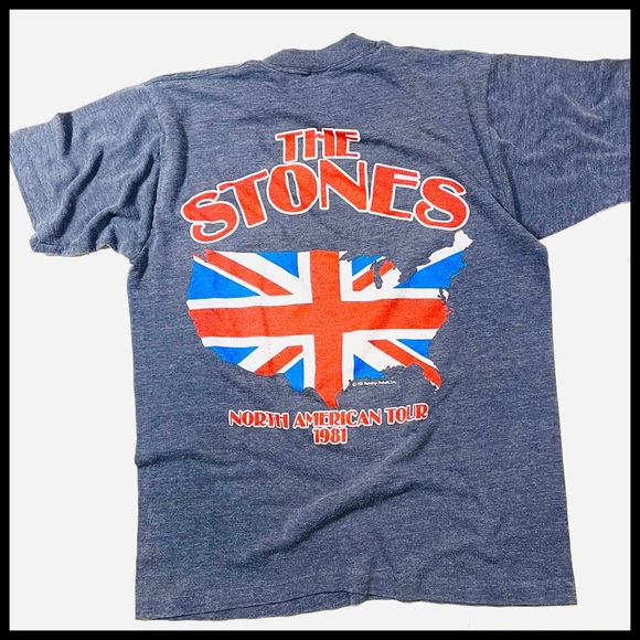 TRUE 1981 VINTAGE ROLLING STONES T-SHIRT! - Picture 4 of 7